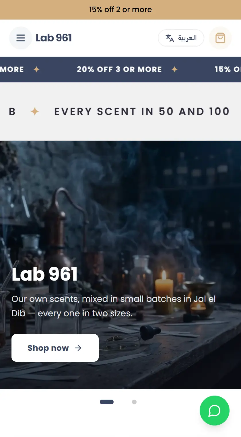 Lab 961 — Perfume lab