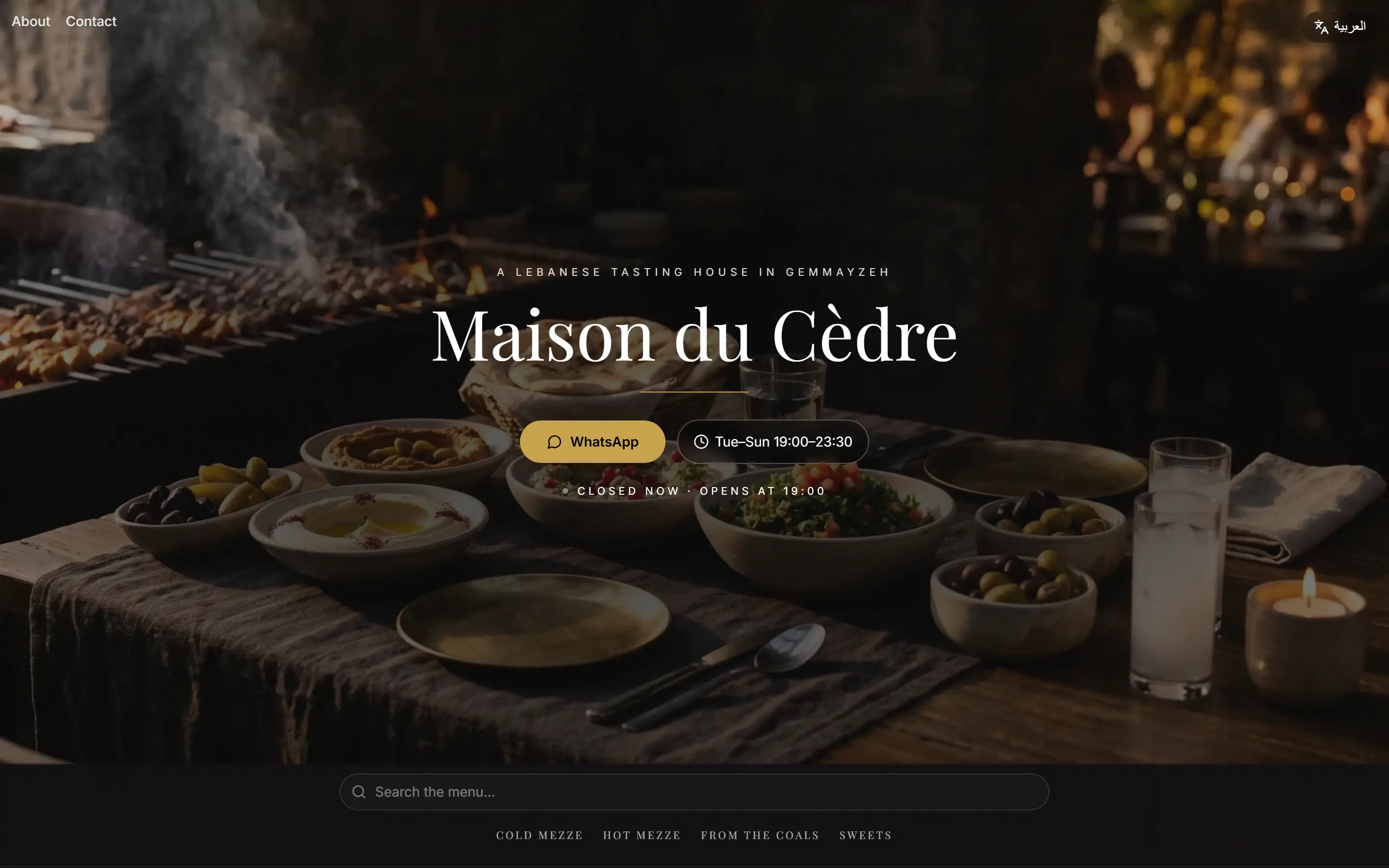 Maison template preview