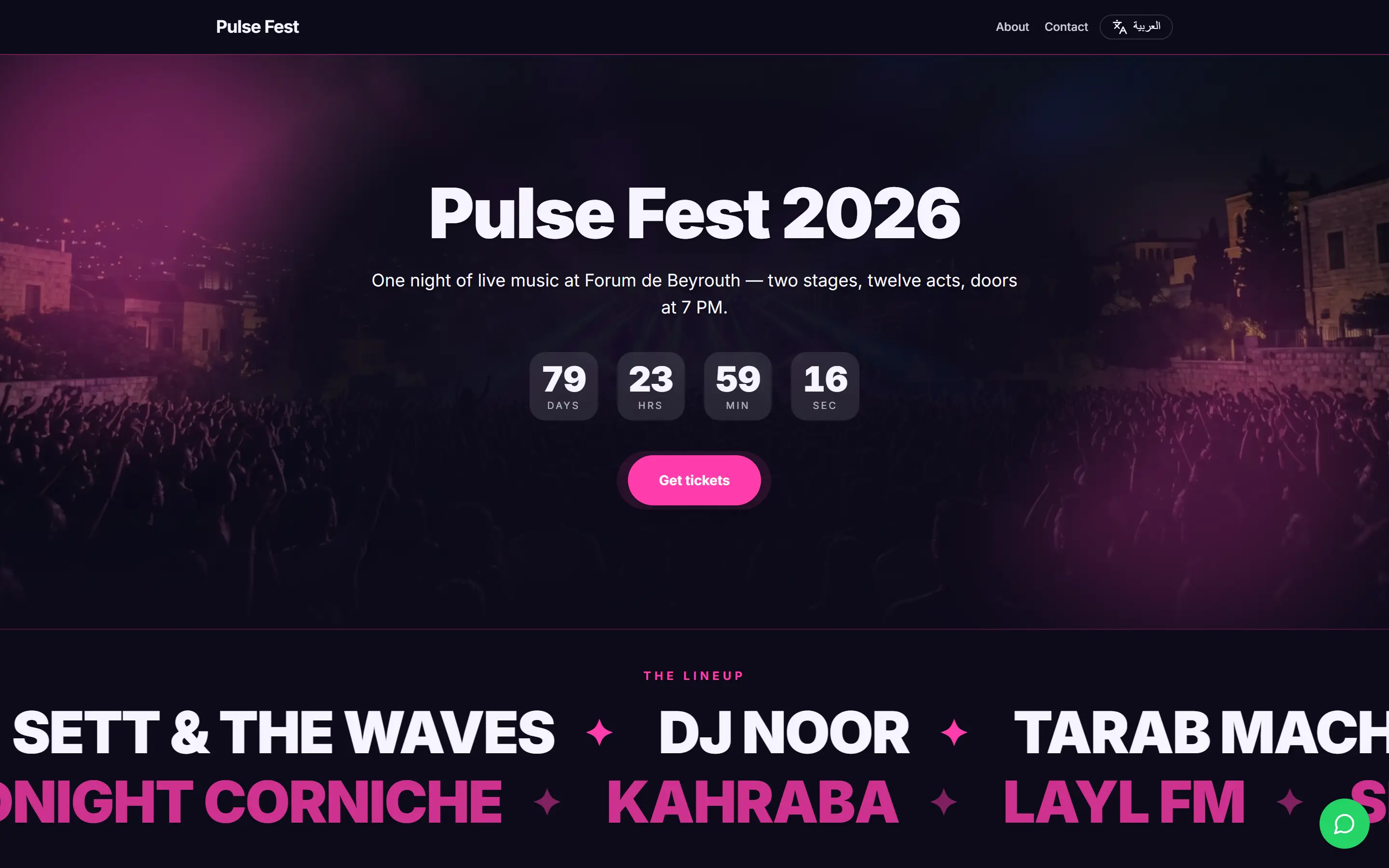 Pulse template preview
