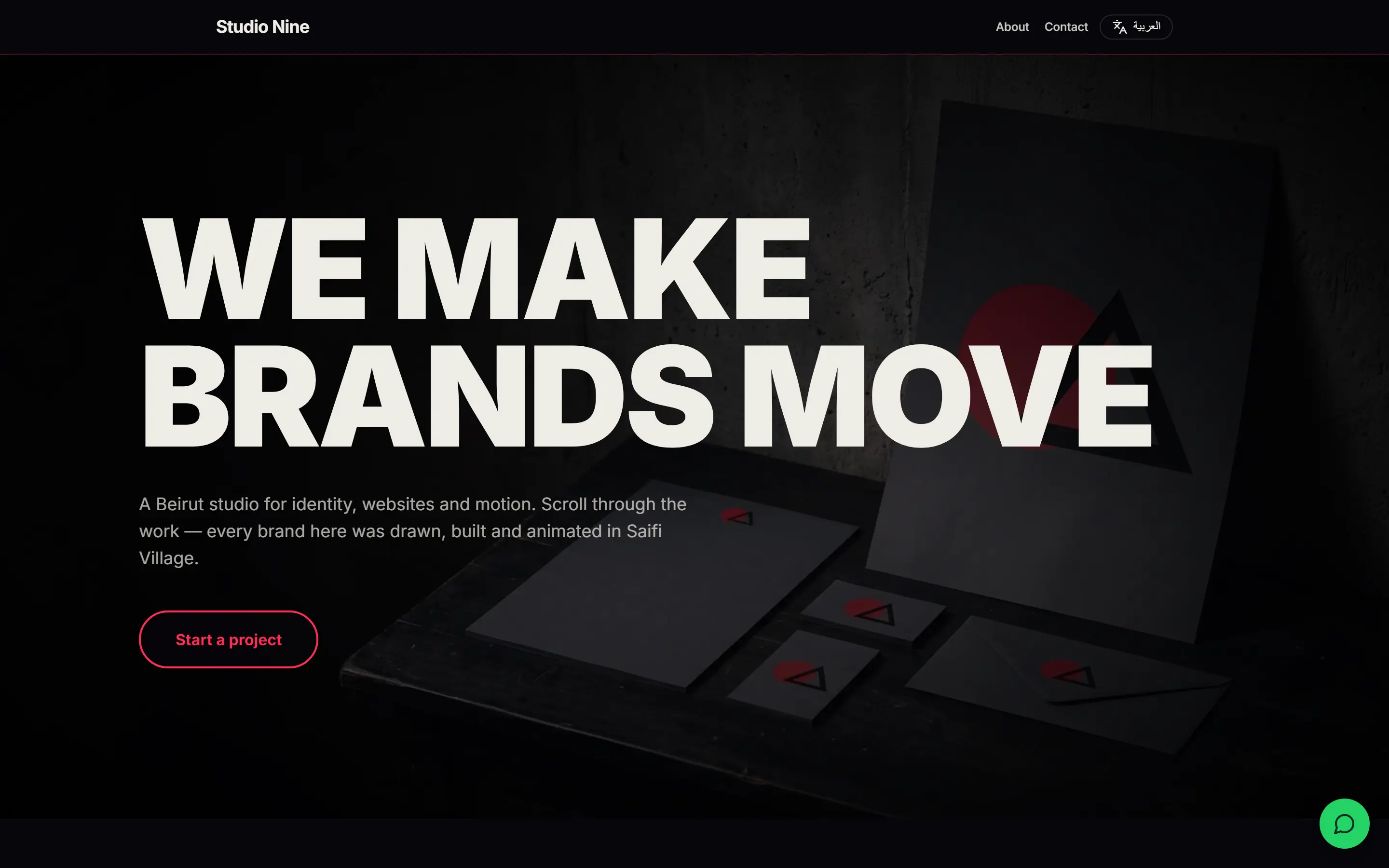 Studio template preview