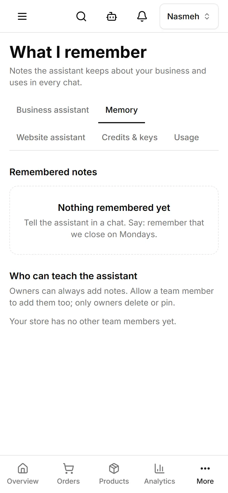 What I remember — the notes and who taught them.